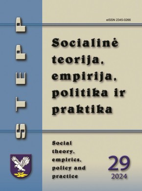 Socialine Teorija Empirija Politika Ir Praktika雜志