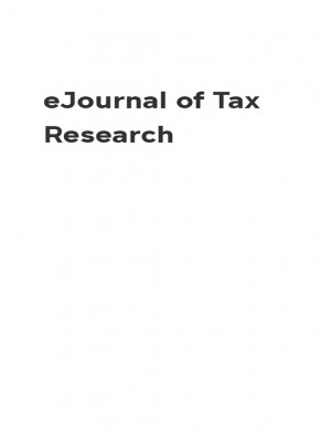 Ejournal Of Tax Research雜志