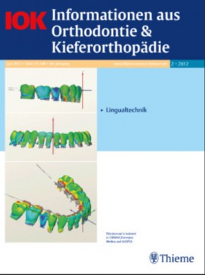 Informationen Aus Orthodontie Und Kieferorthopaedie雜志