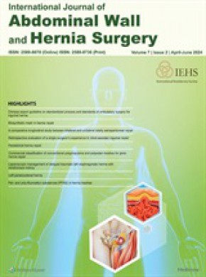 International Journal Of Abdominal Wall And Hernia Surgery雜志