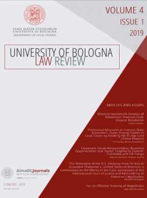 University Of Bologna Law Review雜志
