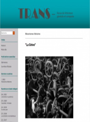 Trans-revue De Litterature Generale Et Comparee雜志