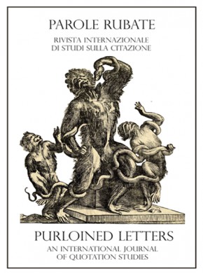 Parole Rubate-rivista Internazionale Di Studi Sulla Citazione