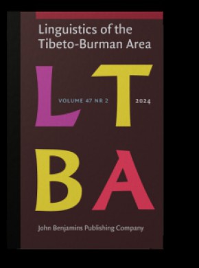 Linguistics Of The Tibeto-burman Area雜志