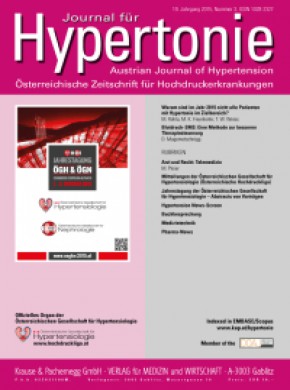 Journal Fur Hypertonie雜志