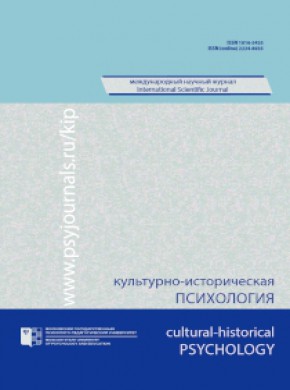 Kulturno-istoricheskaya Psikhologiya-cultural-historical Psychology雜志
