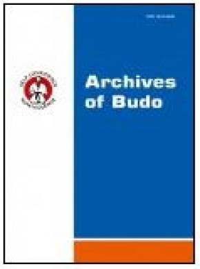 Archives Of Budo Science Of Martial Arts And Extreme Sports雜志