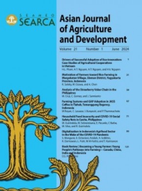 Asian Journal Of Agriculture And Development雜志