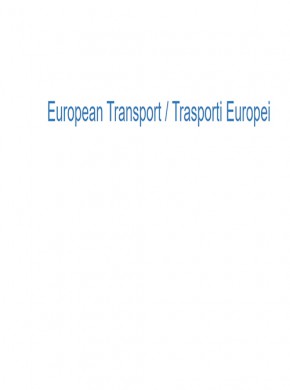 European Transport-trasporti Europei雜志
