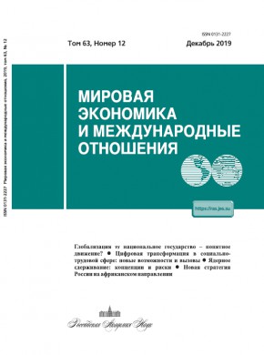 Mirovaya Ekonomika I Mezhdunarodnye Otnosheniya雜志
