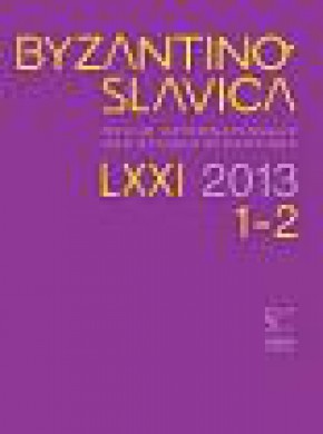 Byzantinoslavica-revue Internationale Des Etudes Byzantines雜志