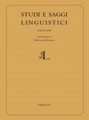 Studi E Saggi Linguistici雜志