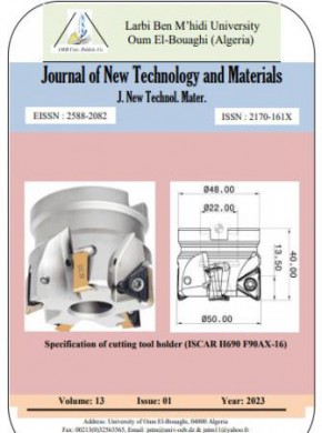 Journal Of New Technology And Materials雜志