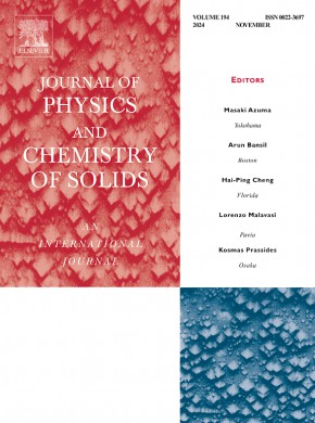 Physics And Chemistry Of Solid State雜志