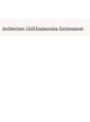 Architecture Civil Engineering Environment雜志