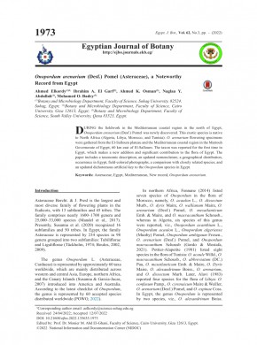Egyptian Journal Of Botany雜志
