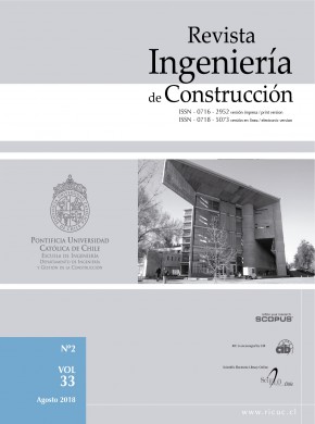 Revista Ingenieria De Construccion雜志