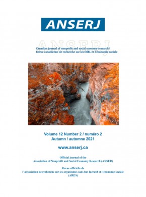Canadian Journal Of Nonprofit And Social Economy Research雜志